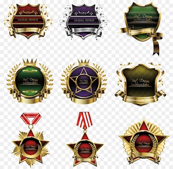 Badge Medal - Medal badges vector material 