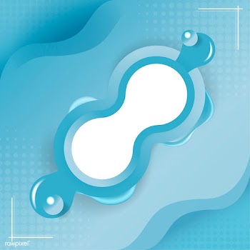 Badge on blue background | Free stock vector - 843324