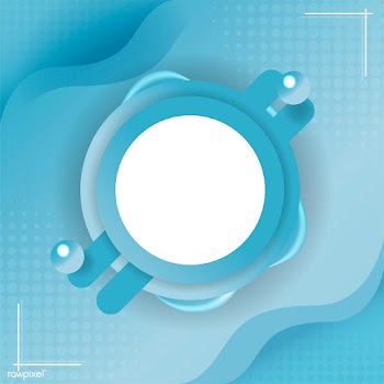 Badge on blue background | Free stock vector - 843332
