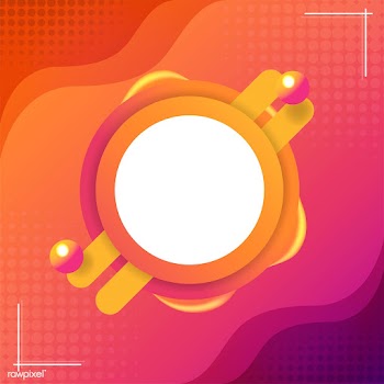 Badge on orange background | Free stock vector - 843283
