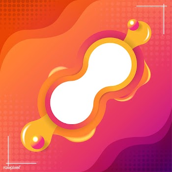 Badge on orange background | Free stock vector - 843304