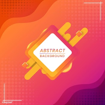 Badge on orange background | Free stock vector - 843313