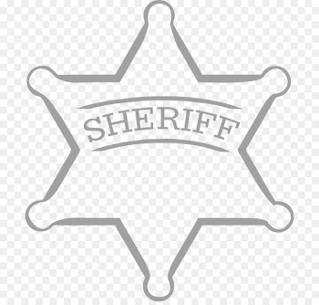 Badge Sheriff Royalty-free Clip art - wall decal 