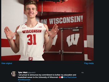 Badgers pick up basketball commitment from Tyler Wahl