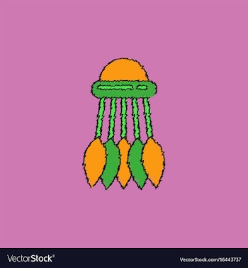 Badminton equipment in hatching style vector image