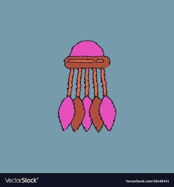 Badminton equipment in hatching style vector image