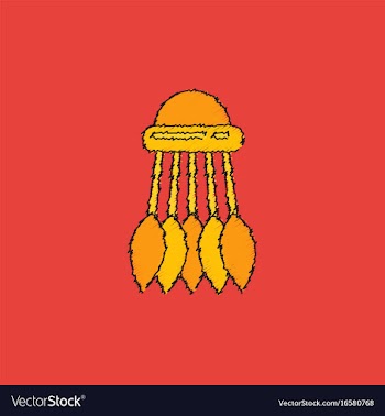 Badminton equipment in hatching style vector image