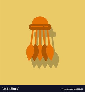Badminton equipment in sticker style vector image