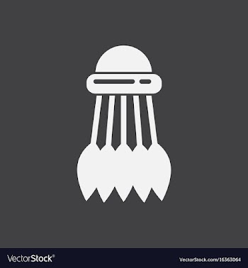 Badminton equipment vector image