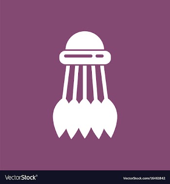 Badminton equipment vector image