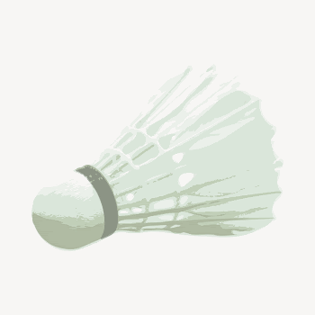 Badminton shuttlecock collage element illustration | Free Vector - rawpixel