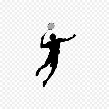 Badminton Shuttlecock Sport - Badminton silhouette figures 