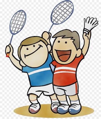 Badminton, Shuttlecock, Sports, Cartoon, Tennis Racket PNG