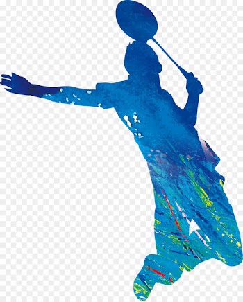 Badminton Sport Olympic Games Athlete Ball - Silhouette figures 