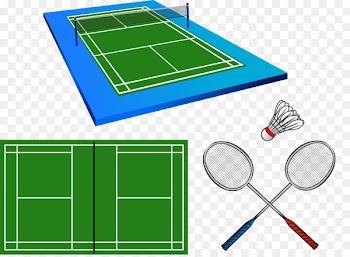 Badminton Tennis Centre Racket - Vector Badminton 
