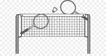 Badminton Volleyball net Clip art - Badminton Cliparts 