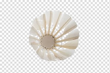 Badmintonveld Shuttlecock, White badminton transparent background PNG clipart