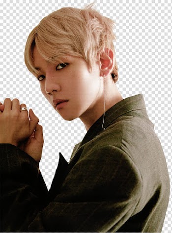 Baekhyun Lined Magazine, man wearing brown suit jacket transparent background PNG clipart