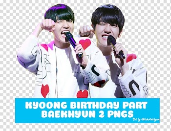 Baekhyun  S cut KYOONG BIRTHDAY PARTY transparent background PNG clipart