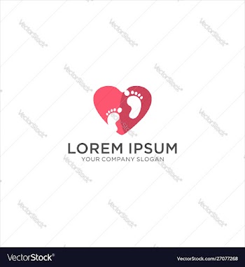 Bafeet logo icon stock vector image