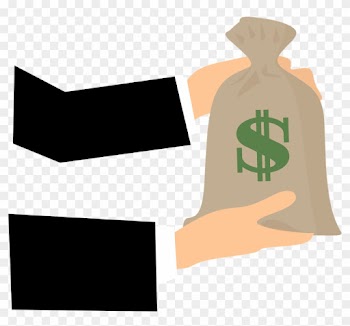 Bag, Business, Holds, Money, Merchant - Gambar Png Orang Memegang Uang