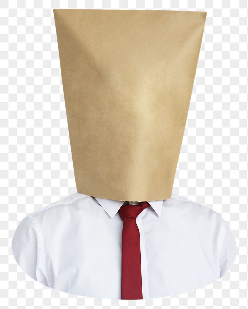 Bag covering png businessman's head | Free PNG - rawpixel