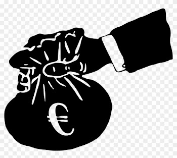 Bag Euro Hoard Money Moneybag Png Image - Black Money Bag Png