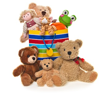 Bag Full of Toys and Stuffed Animals