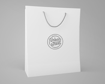Bag mockup for merchandising Free Psd