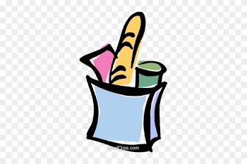 Bag Of Groceries Royalty Free Vector Clip Art Illustration - Markham Food Bank