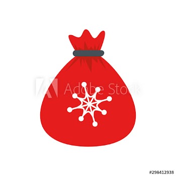 bag of santa claus design