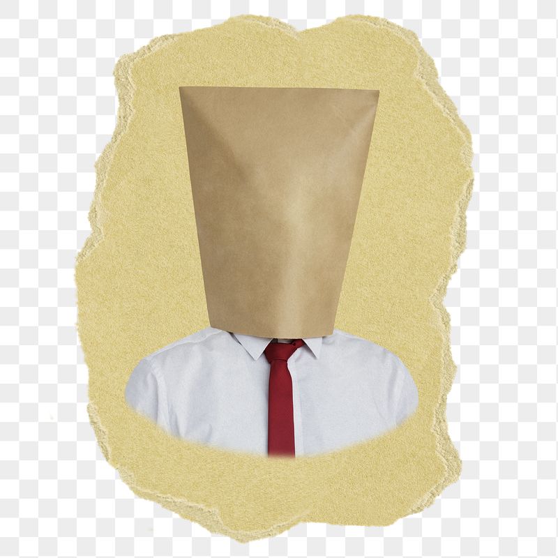 Bag png covering businessman's head | Free PNG - rawpixel