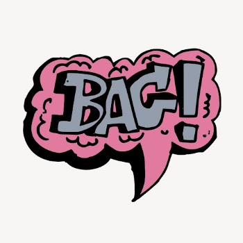 Bag speech bubble word sticker | Free Vector - rawpixel