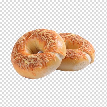 Bagel Doughnut Smoked salmon Bialy Simit, Cheese cheese bagel transparent background PNG clipart