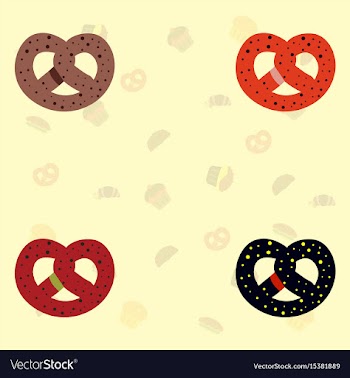 Bagels collection vector image