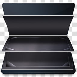 Bagg and box s, black folding frame illustration transparent background PNG clipart