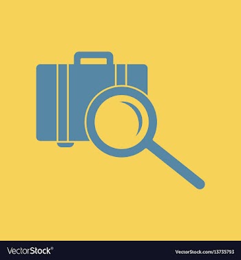 Baggage scanner vector image
