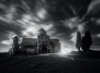 Bagrati Cathedral
The Cathedral of the Dormition, or the Kutaisi Cathedral, more commonly known as Bagrati Cathedral, is an 11th-century cathedral in the city of Kutaisi, in the Imereti region of Georgia. A masterpiece of the medieval Georgian architecture, the cathedral suffered heavy damage throughout centuries and was reconstructed to its present state through a gradual process starting in the 1950s, with major conservation works concluding in 2012. A distinct landmark in the scenery of central Kutaisi, the cathedral rests on the Ukimerioni Hill.
- Wikipedia -