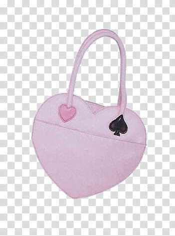 Bags, heart-shaped pink leather handbag transparent background PNG clipart