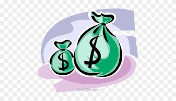 Bags Of Money Royalty Free Vector Clip Art Illustration - Clip Art