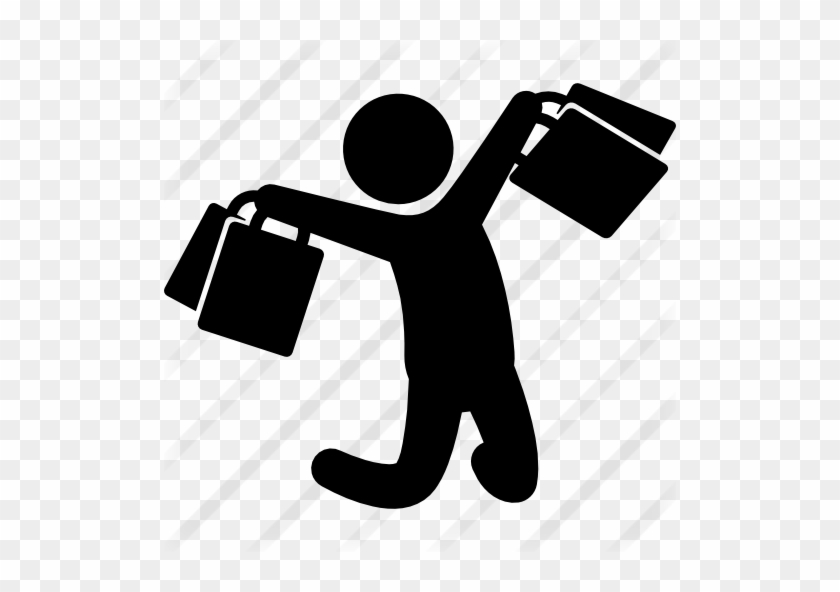 Bags - Woman Shopping Icon Transparent