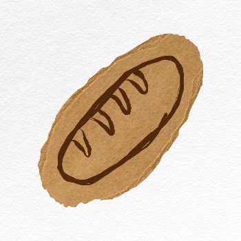 Baguette bread doodle sticker, ripped | Free PSD Illustration - rawpixel