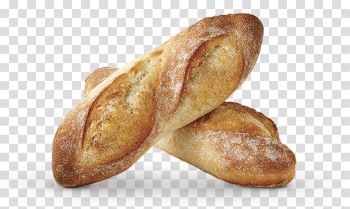 Baguette Bread PNG Image with Transparent Background