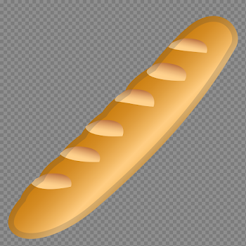 Baguette Bread PNG Transparent Image