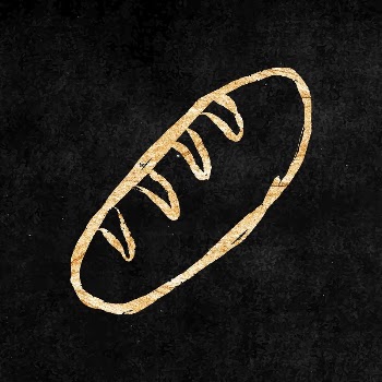 Baguette bread sticker, gold aesthetic | Free Vector Illustration - rawpixel