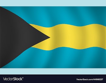 bahamas flag background