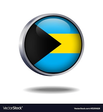 bahamas flag button