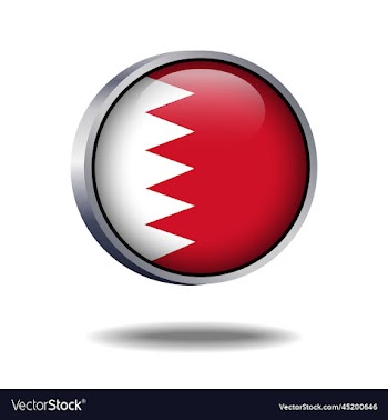 bahrain flag button