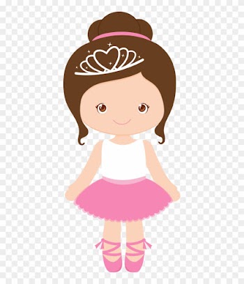 Bailarinas Princesas - Minus - Cute Ballerina Clipart