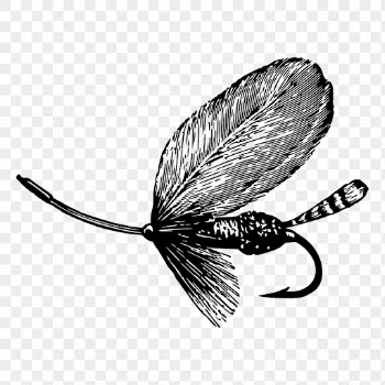 Bait drawing png sticker vintage | Free PNG - rawpixel